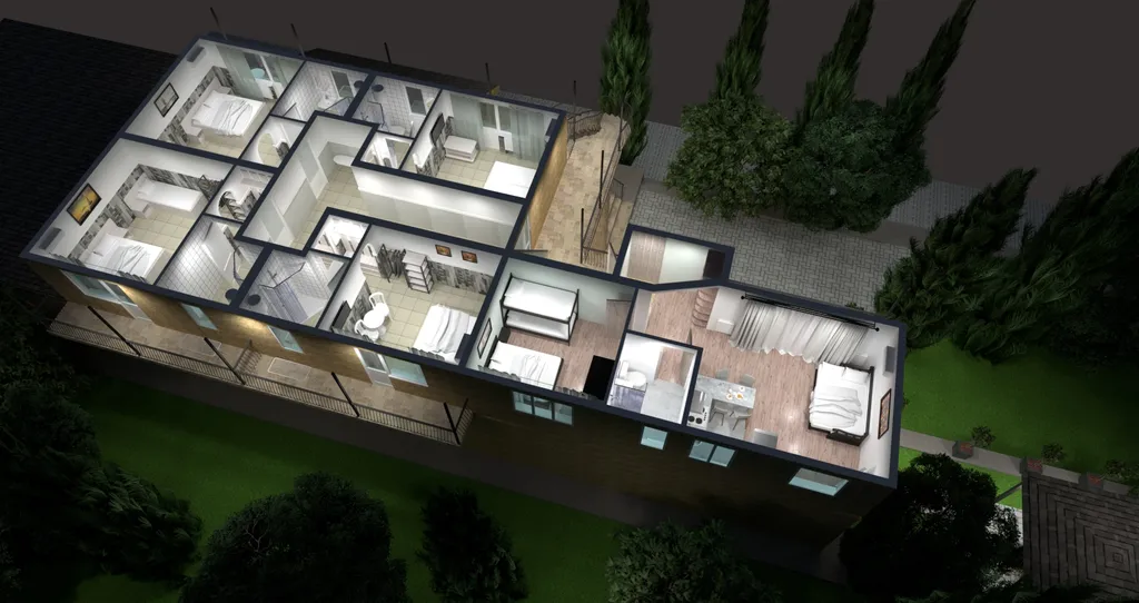 Апартаменты с красивым видом в усадьбе Можжевеловый дворик Айвовое