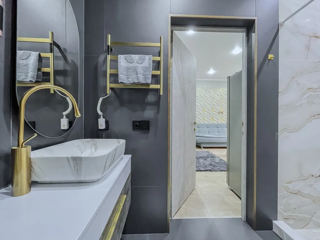 Стильная квартира с кроватью king-size