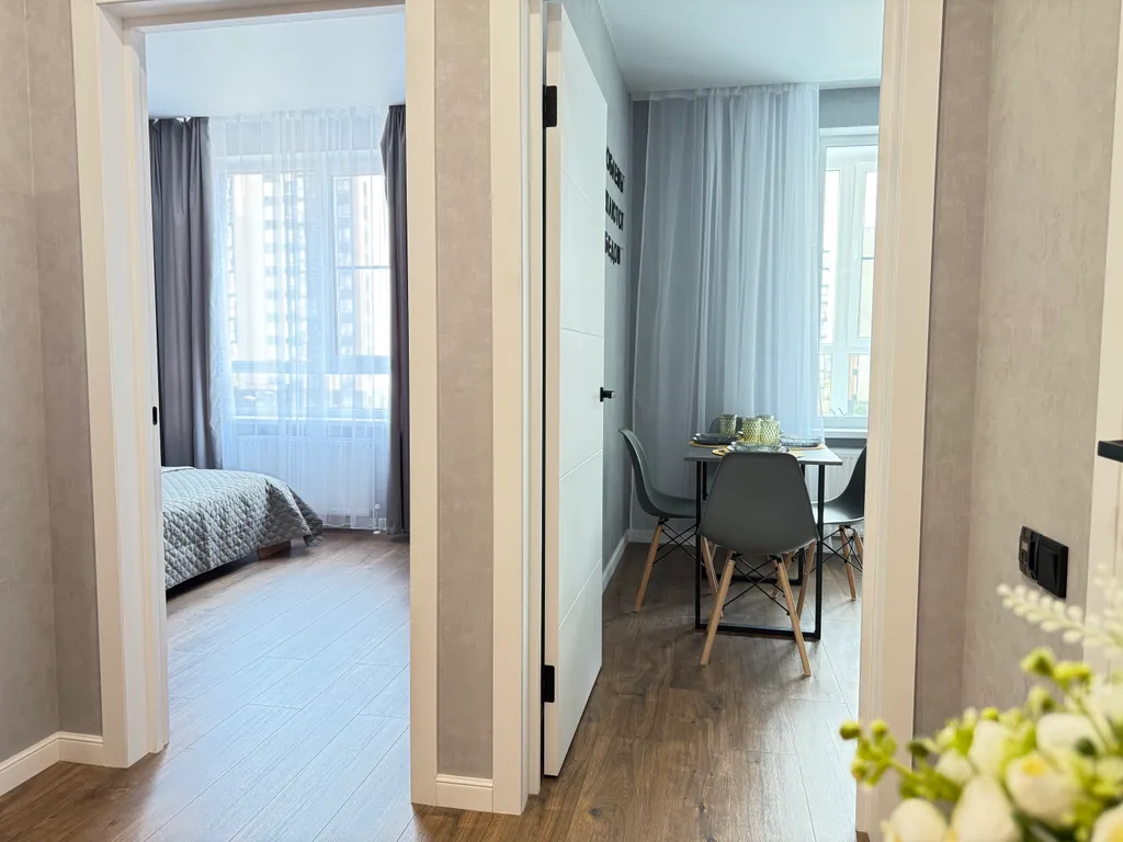 Уютная квартира в новом ЖК, рядом с трассой М4, 4 спальных места