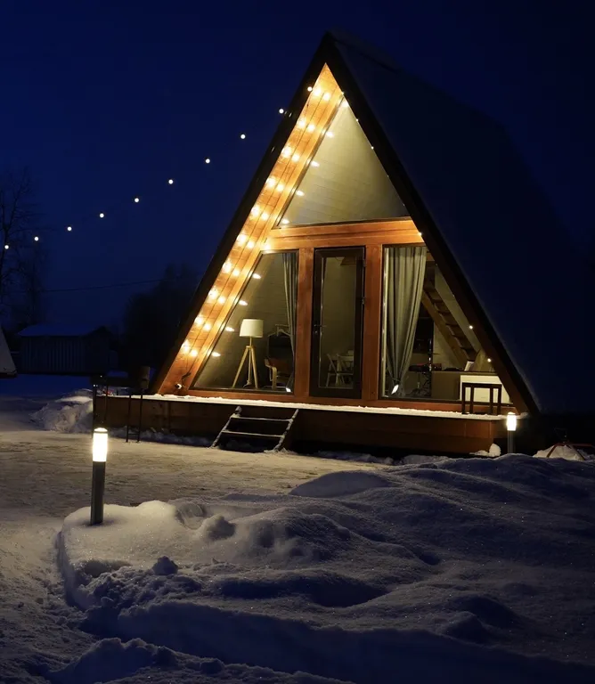 Коттедж Шале с панорамным видом у реки — аренда посуточно в Наро-Фоминск