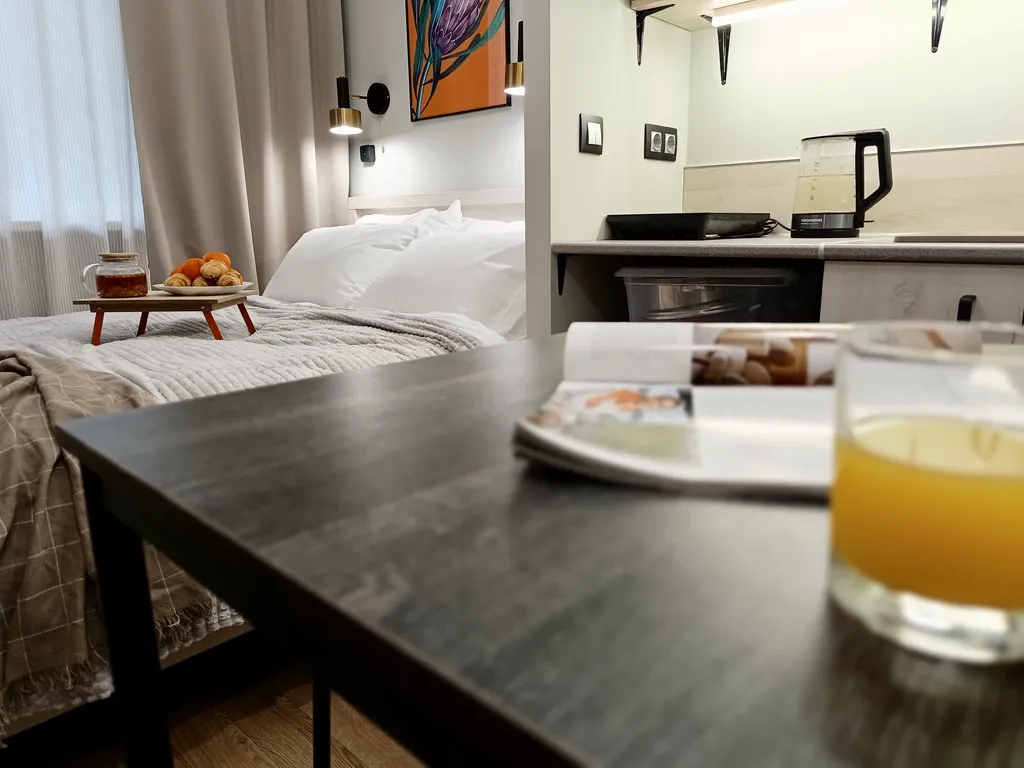 Студия с дизайнерским ремонтом возле ЖД Вокзала