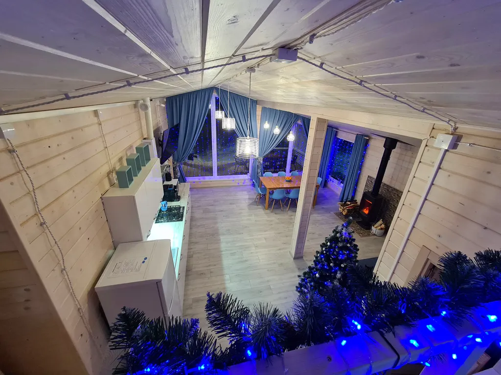 Дом Небесный с сауной и купелью на берегу Ладожского озера