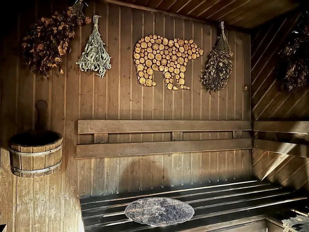 Уютный коттедж с мангалом и видом на Волгу