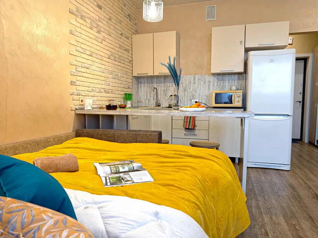 Уютная студия в ЖК Комета на 3х гостей