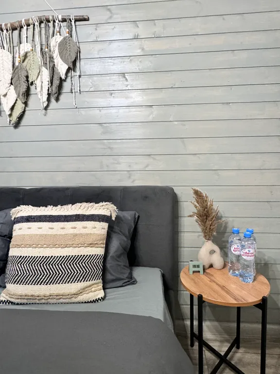 Уютный дом с сауной, в стиле барнхаус, недалеко от реки