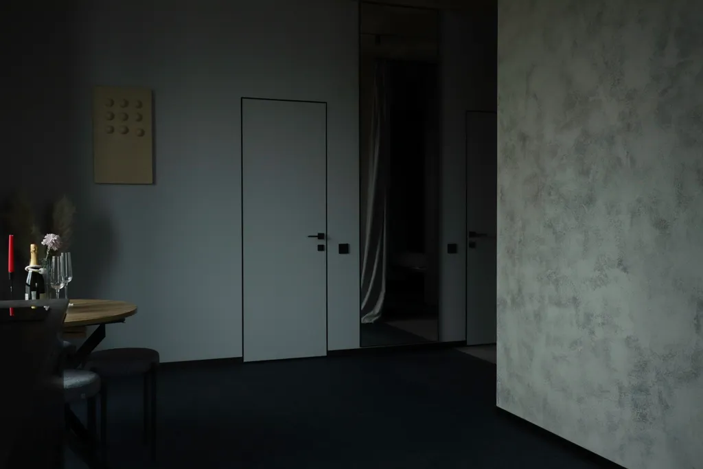 Стильная квартира с кинопроектором