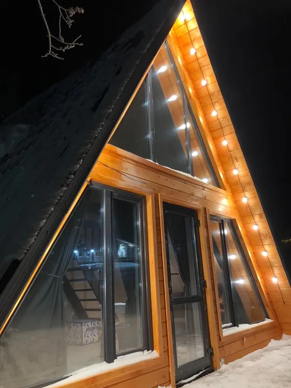 Коттедж Уютный A-frame дом с видом на горы — Шерегеш