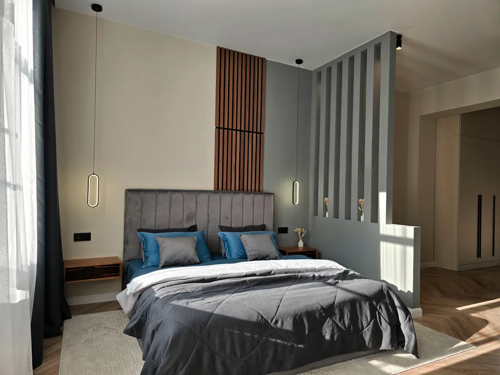 Студия с дизайнерским ремонтом рядом с озером Кара-Кёль