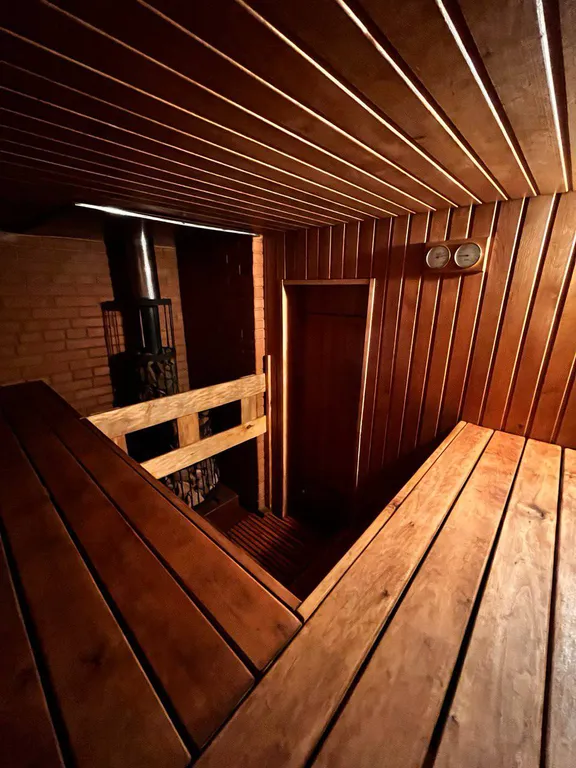 Дом-баня на высоком берегу Березины