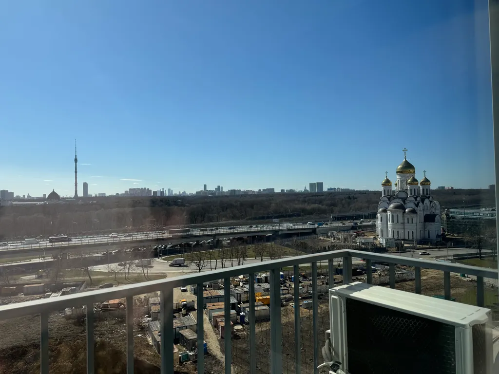 Квартира 3-комнатные апартаменты с панорамным видом на ВДНХ, 4 кровати — Москва