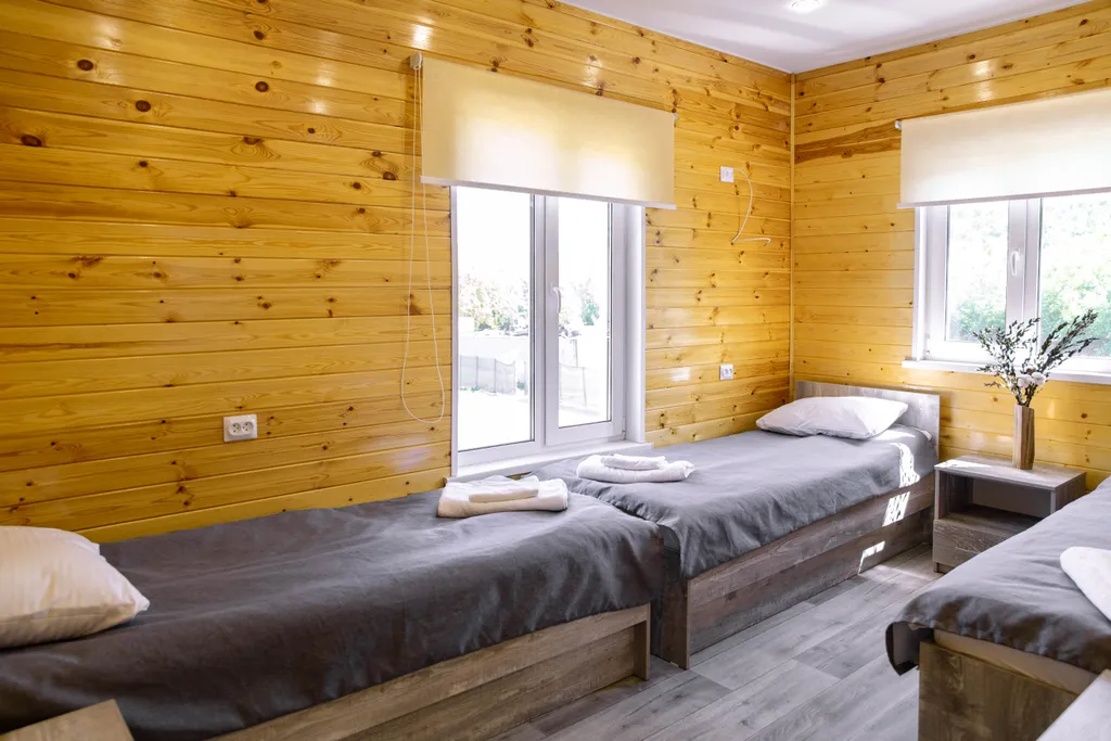 Двухэтажный коттедж с баней