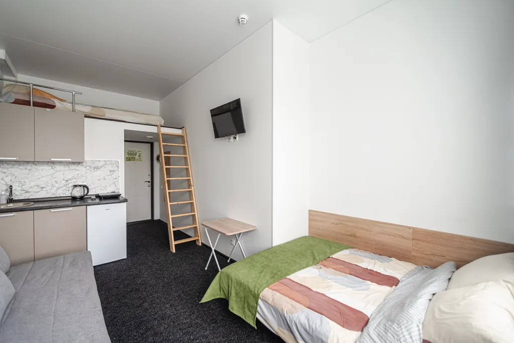 Квартира Квартира Апартамент Нижний Ораниенбаум Двухуровневая студия — Ломоносов