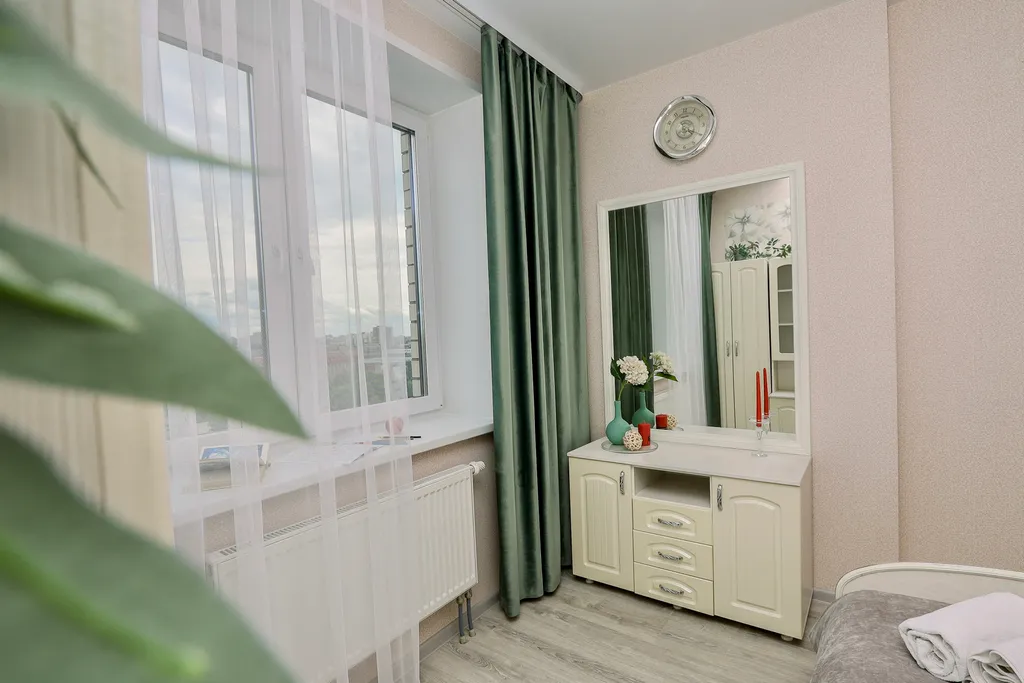 Очаровательная евродвушка с панорамным балконом