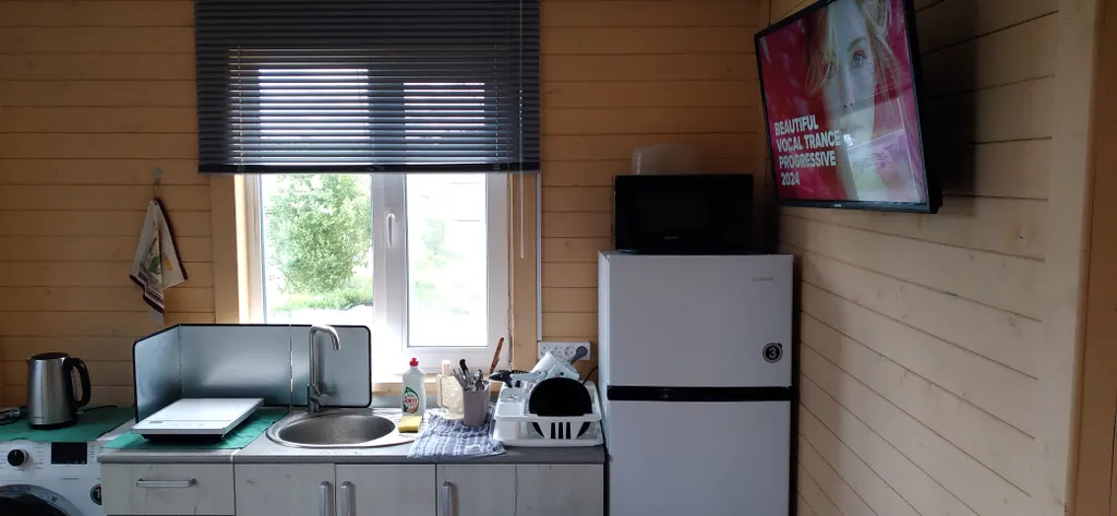 Уютный домик Островок с баней на дровах