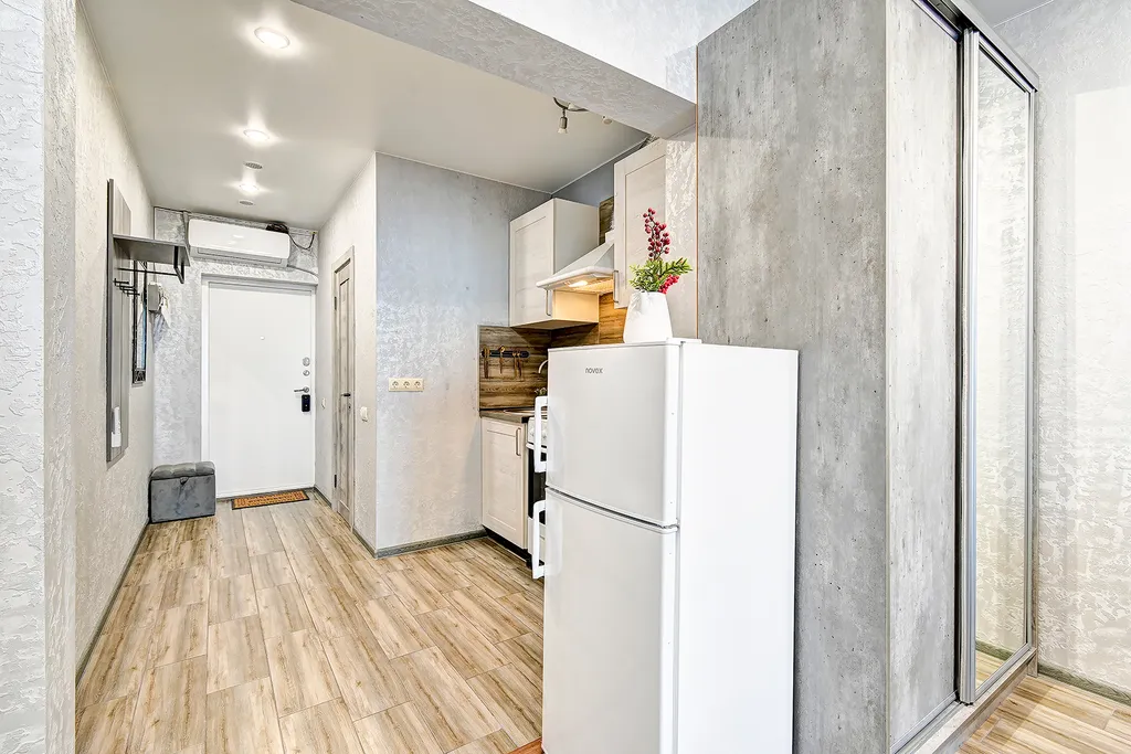 Квартира Квартира Уютная с панорамой на море,балконом, ванной,бассейном на территории ЖК — Адлер