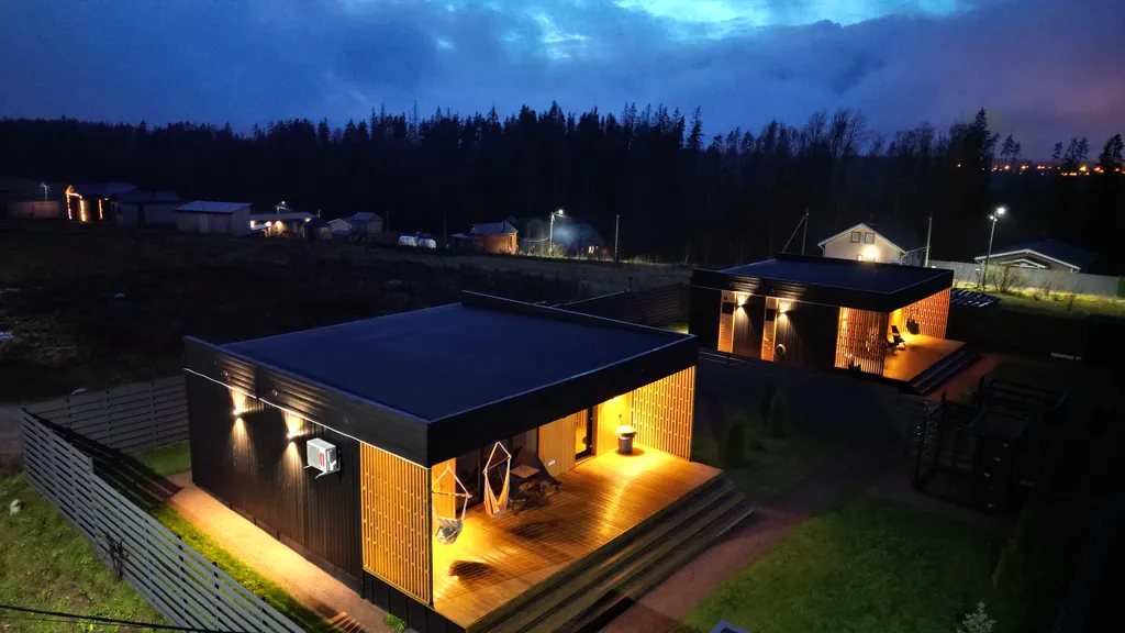 Коттедж Дом отдыха с сауной на горке — Иваново (Ленинградская область)