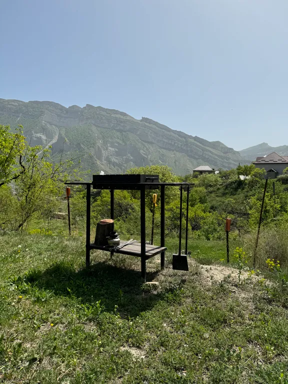 Уютный домик в горах в стиле А-фрейм