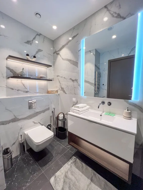 Угловой апартамент в Москва сити