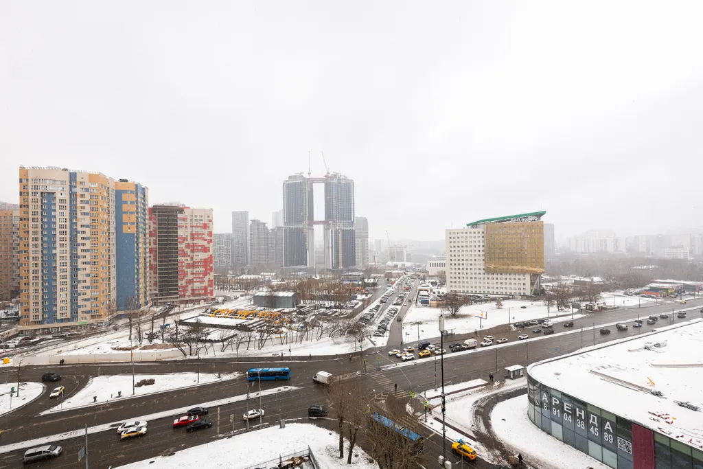 Квартира Квартира Евро-трёхкомнатная с шикарными видами — Москва