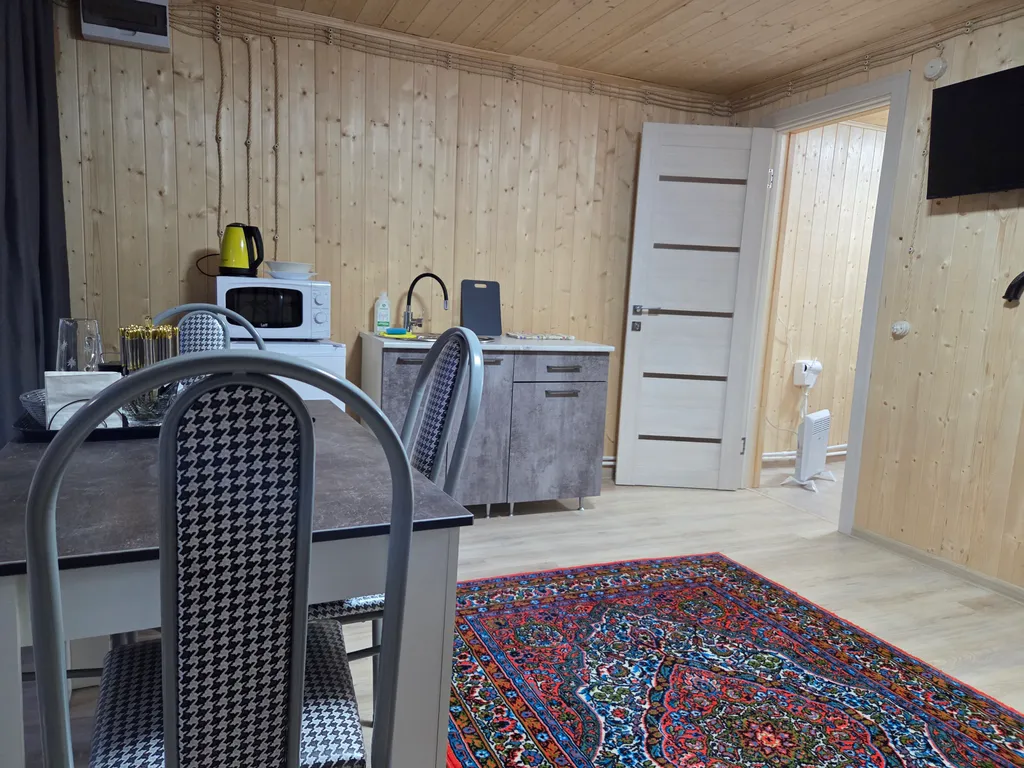 Барнхаус в сердце Теберды с видом на горы