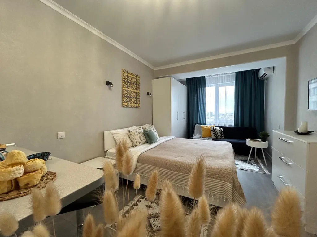 Квартира Этно студия Кочевники с прекрасным видом на город — аренда посуточно в Алматы