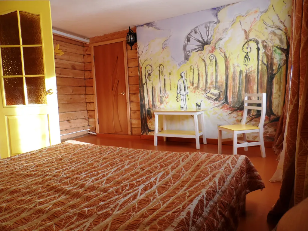 Уютный дом с камином на байкале