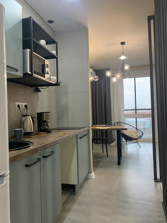 Стильные апартаменты в центре, панорамным видом на город