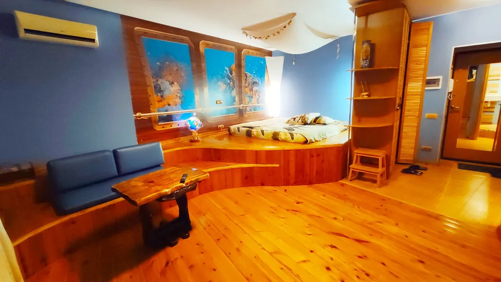 Квартира с джакузи и ИФК-сауной