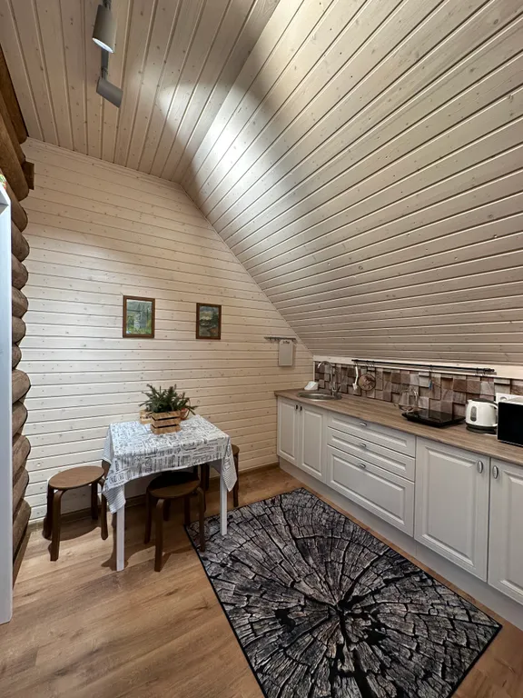 Уютный дом в деревне у реки