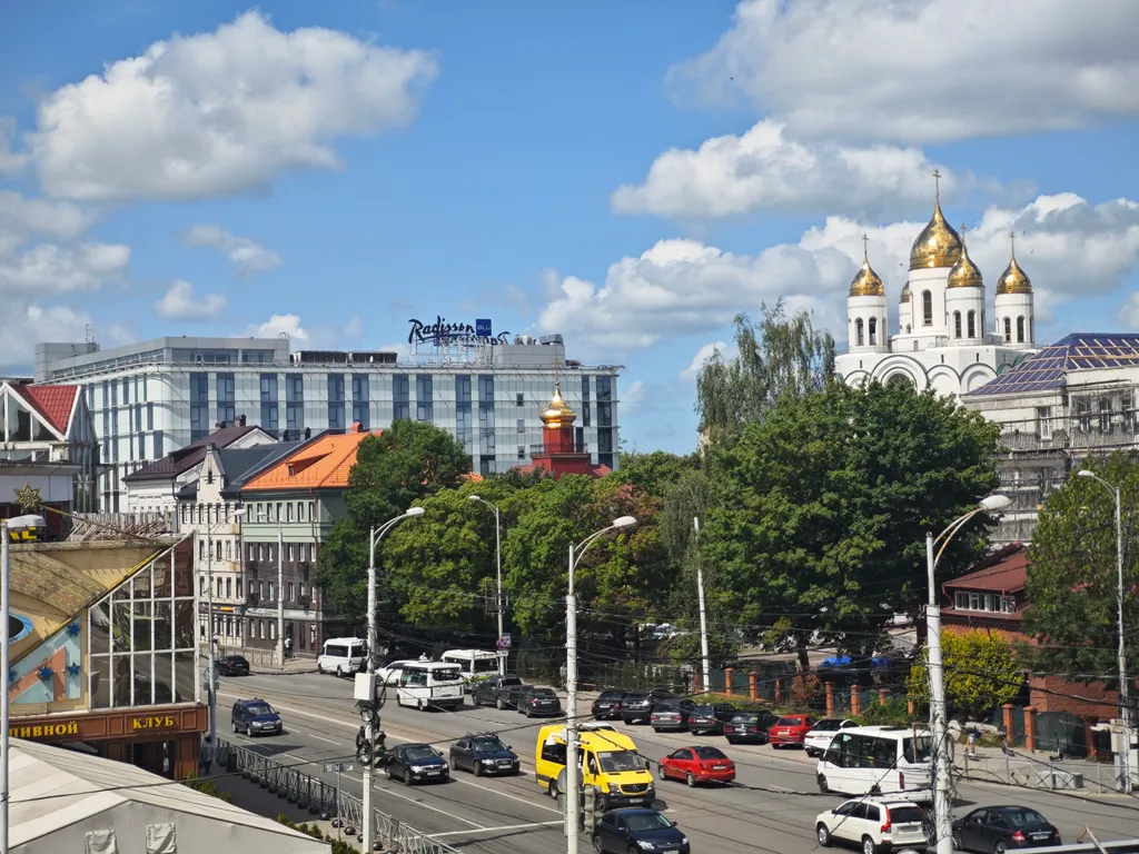 Квартира Квартира Двушка в самом центре, классный вид на Radisson, рядом всё, парковка — Калининград