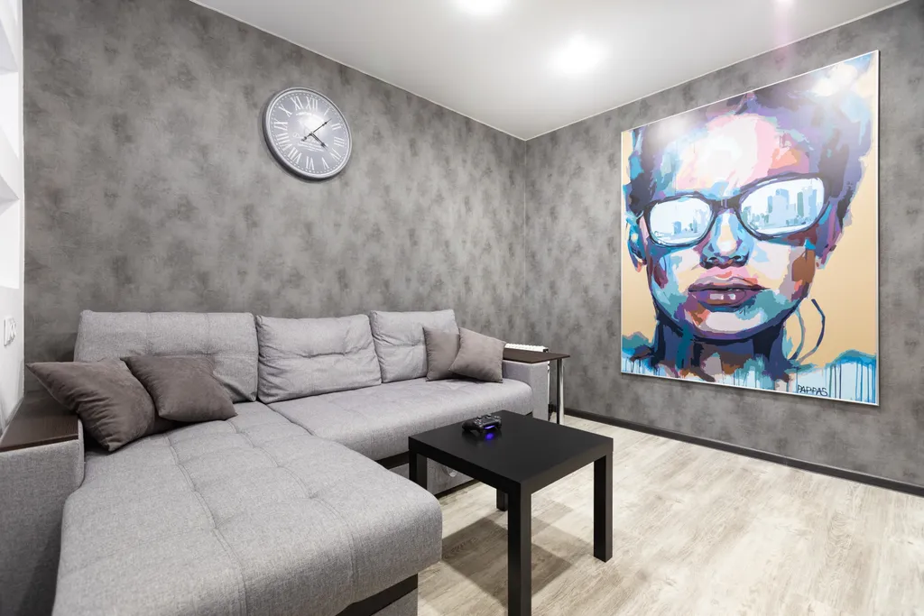 1-комнатная квартира, рядом склон