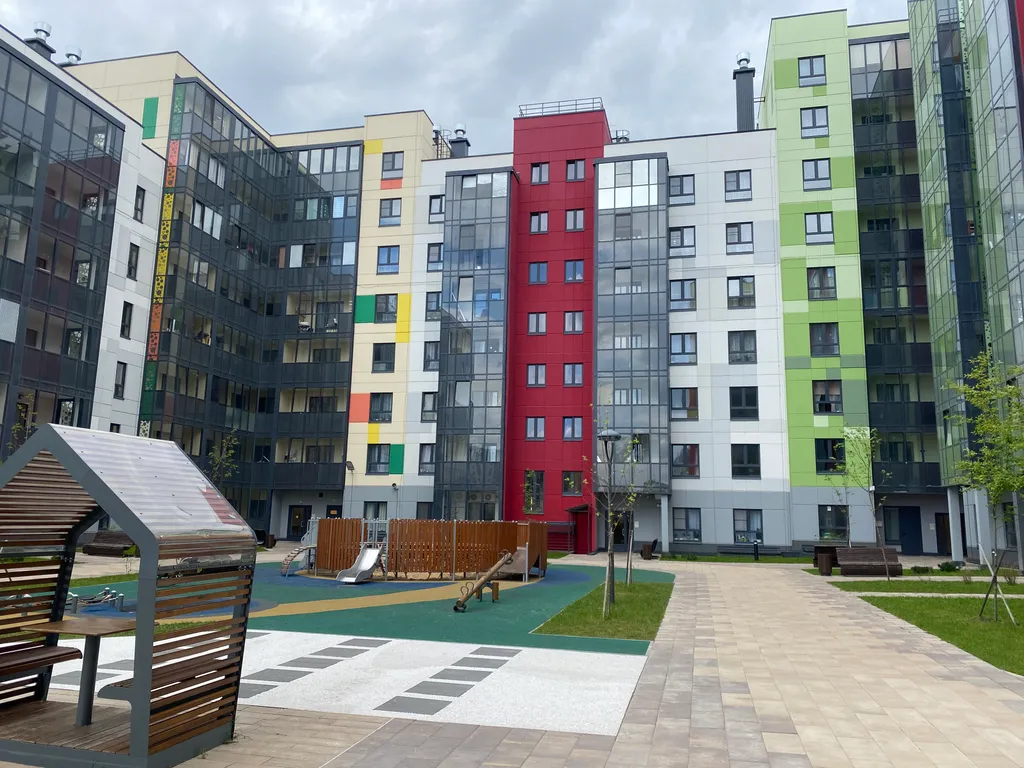 Квартира Квартира Дизайнерская студия в новом ЖК со свежим ремонтом, кондиционером и бойлером — Гатчина