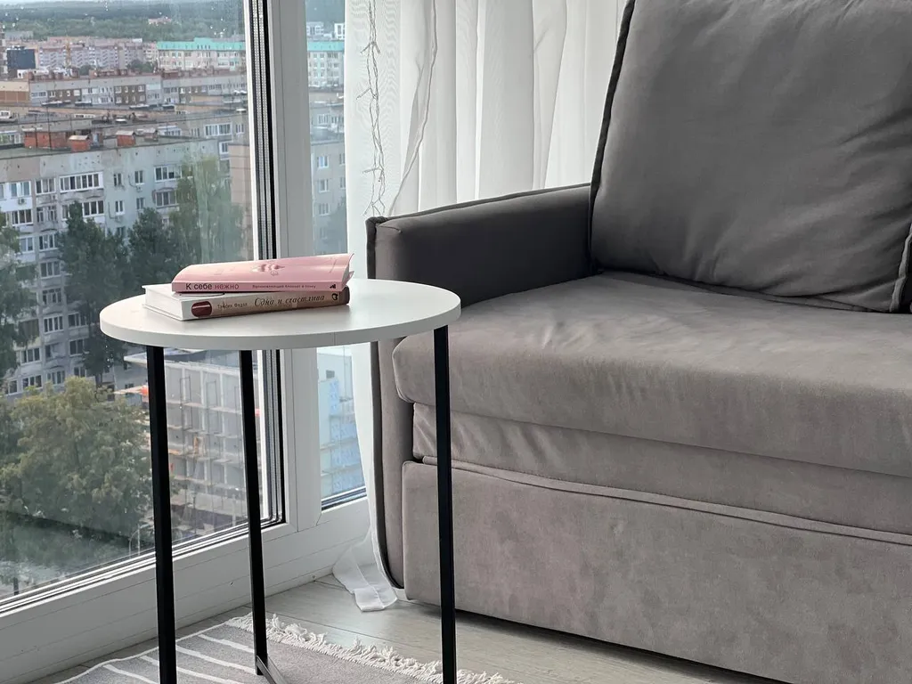 Студия на 15 этаже с современным ремонтом и потрясающим видом на город