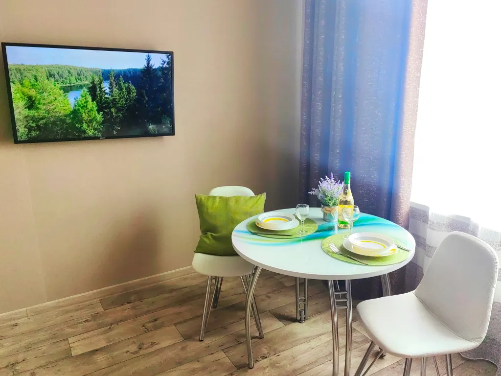 Студия с красивым видом