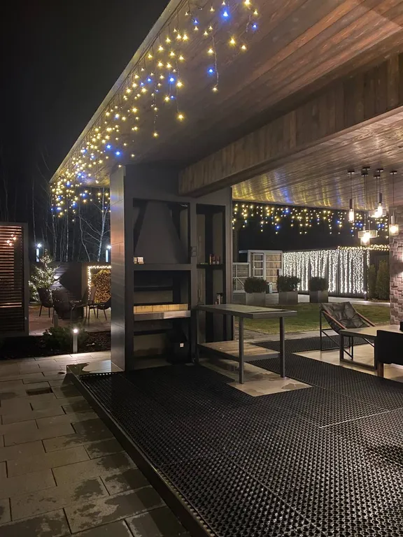 Стильный дом с чаном и сауной