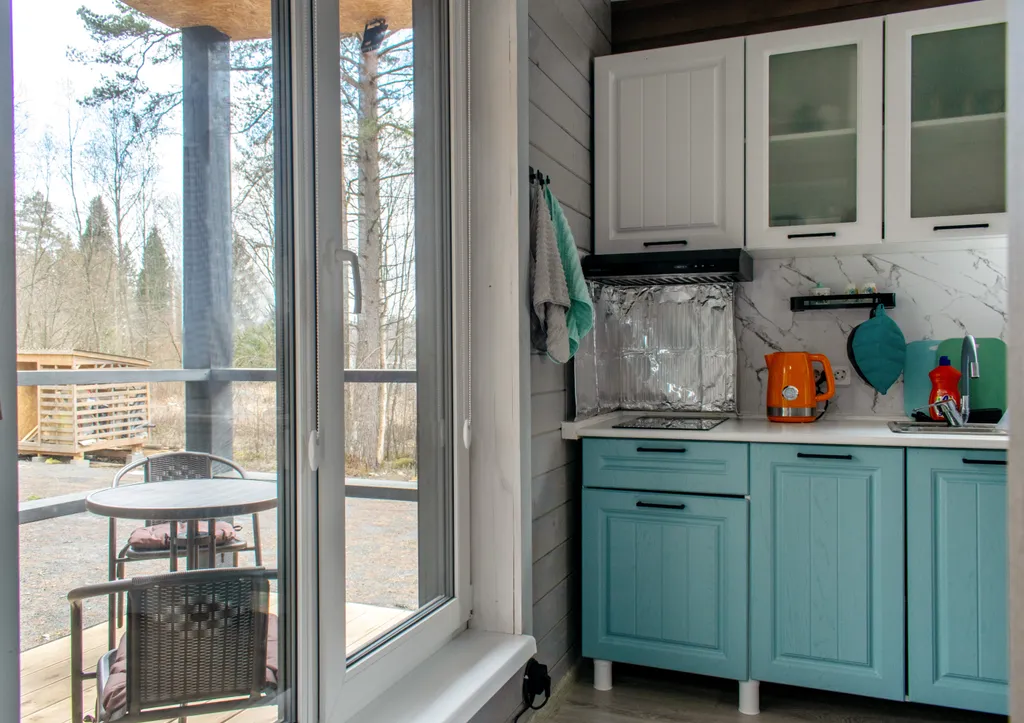 Новый гостевой дом и баня у Горного парка