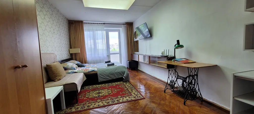 Апартаменты, светлая уютная квартира с панорамным видом