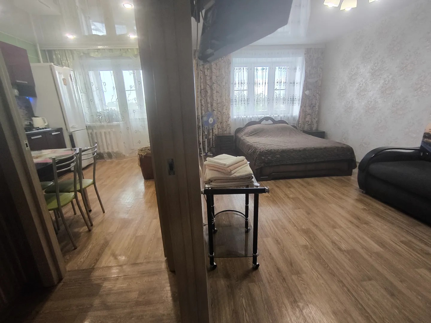 Вас приятно удивят просторная, кухня и большая комната