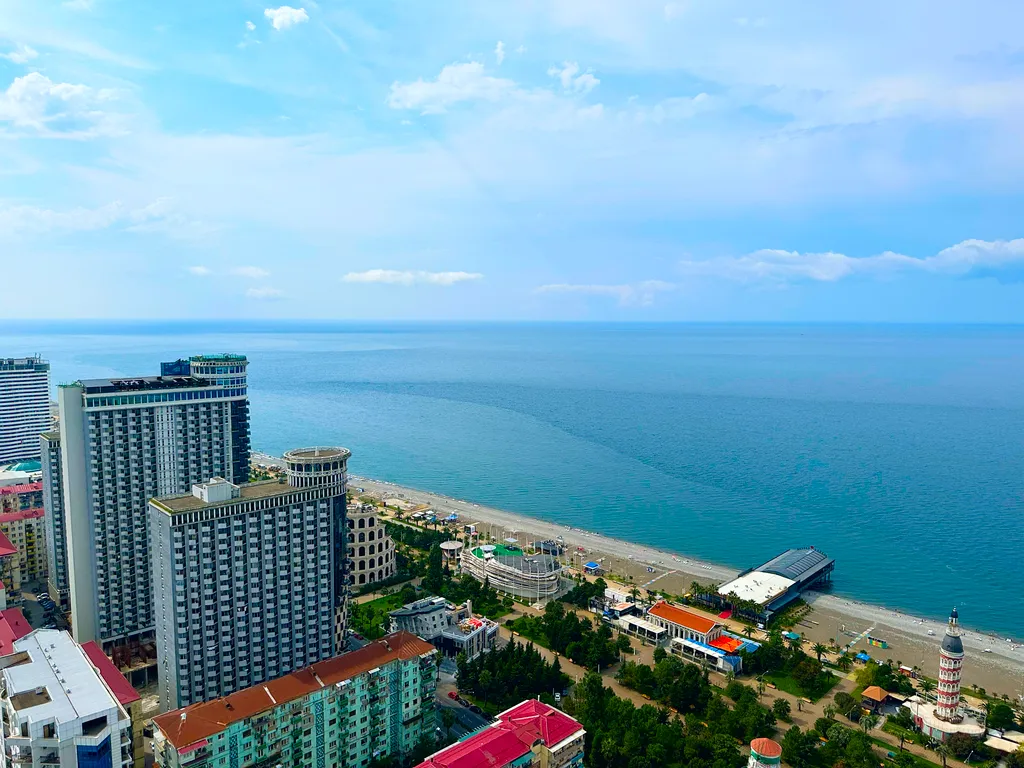 Квартира Квартира Панорамный апартамент с шикарным видом на море, закат, горы и город — Батуми