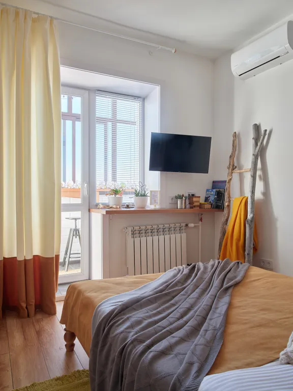 Квартира-студия с шикарным видом на город и реку