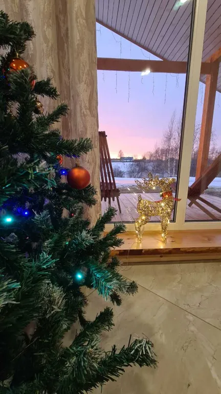 Коттедж Гостевой дом с сауной и купелью, вблизи реки и Ладоги — Видлица