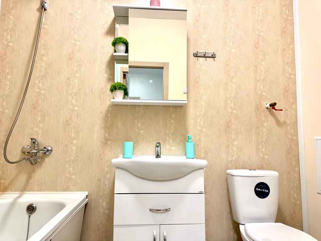 Просторная евродвухкомнатная квартира рядом с парком Горького