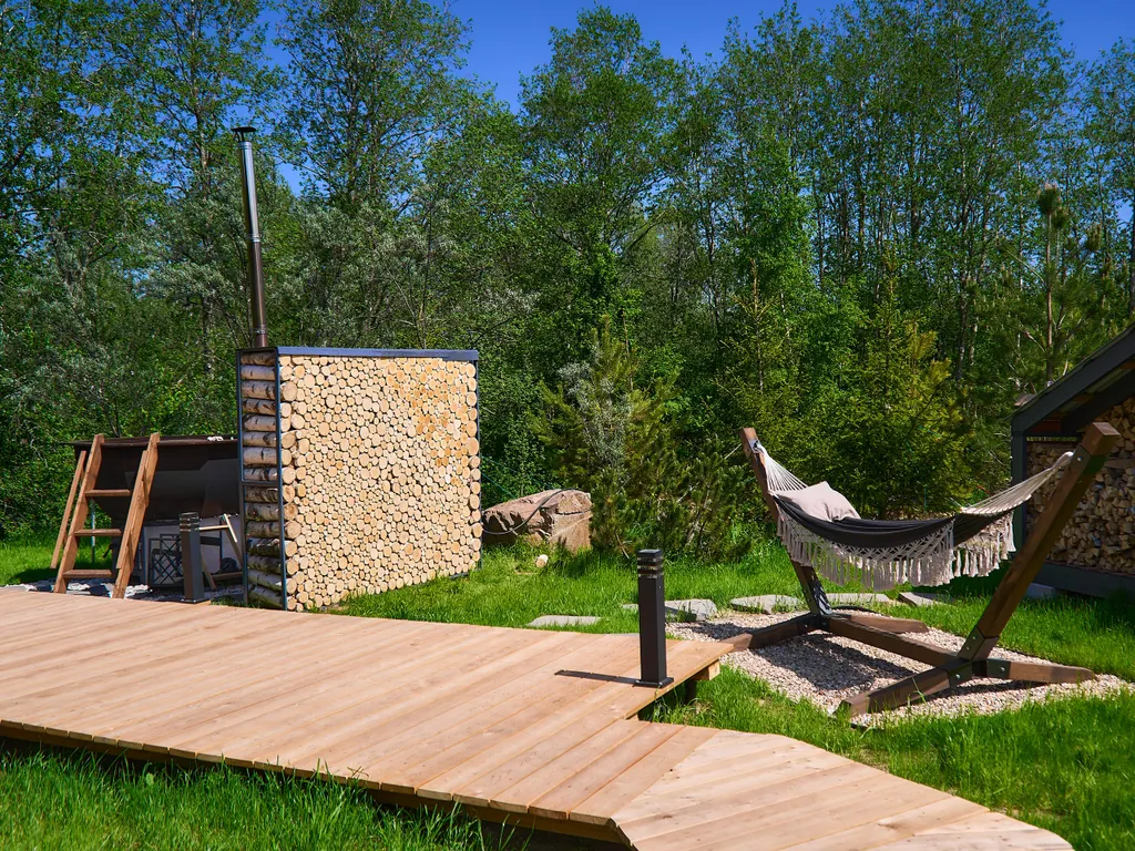 Аренда дома с баней и чаном в окружении леса