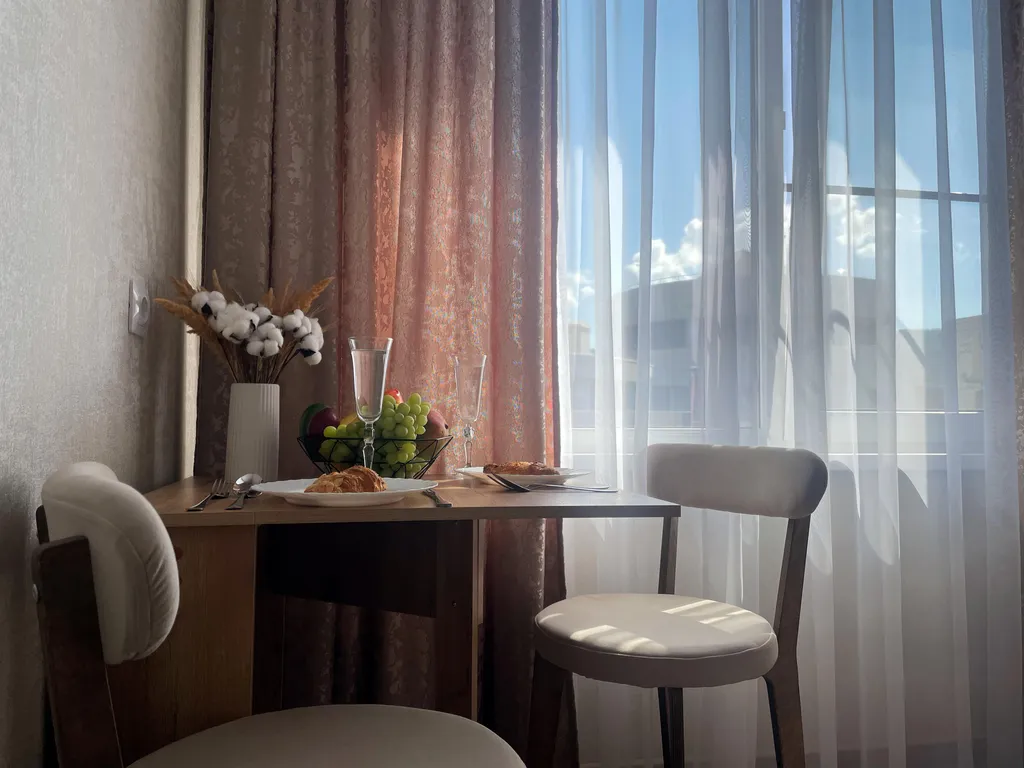 Апартаменты 3 минуты до моря с частичным видом на горы