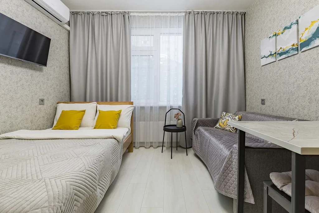 Квартира Новая студия в ЖК Бурнаковский — аренда посуточно в Нижний Новгород