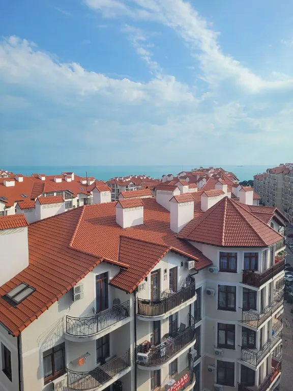 Квартира Квартира-студия с видом на море, новым ремонтом — Геленджик