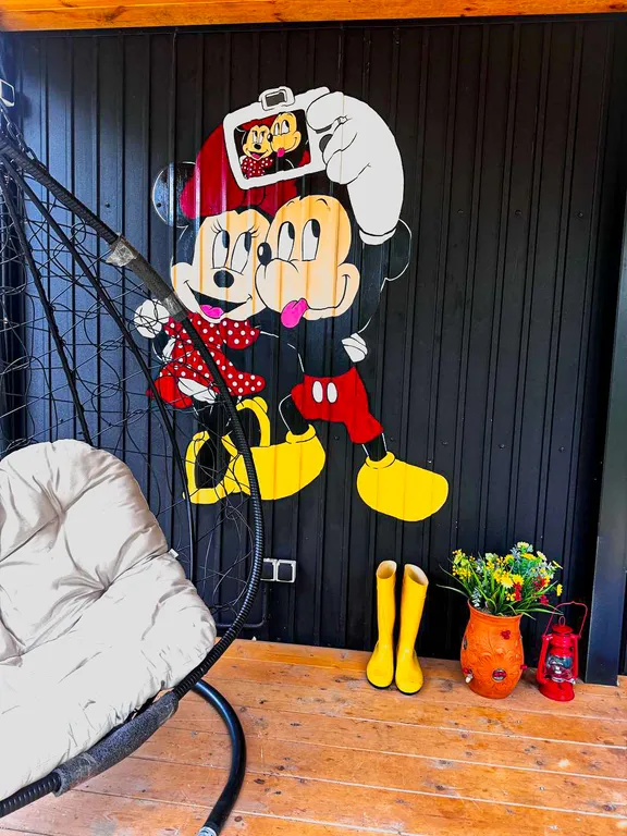 Лесной дом Микки с личной баней и чаном