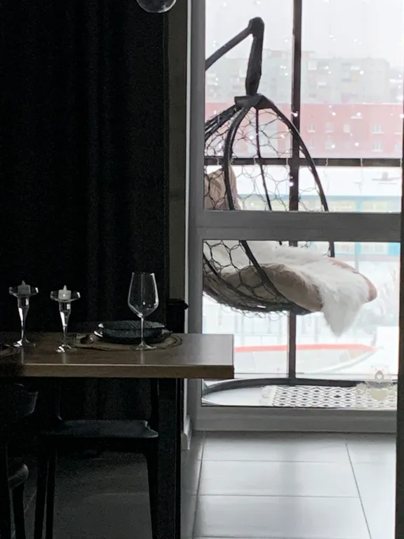 Стильные апартаменты в центре, панорамным видом на город