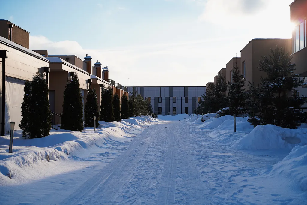 Таунхаус в свежем ветре