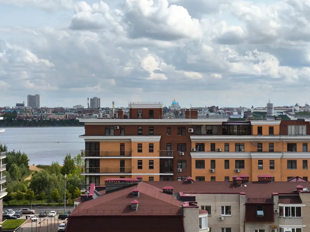 Квартира Квартира Видовая евродвушка с большой ванной — Казань